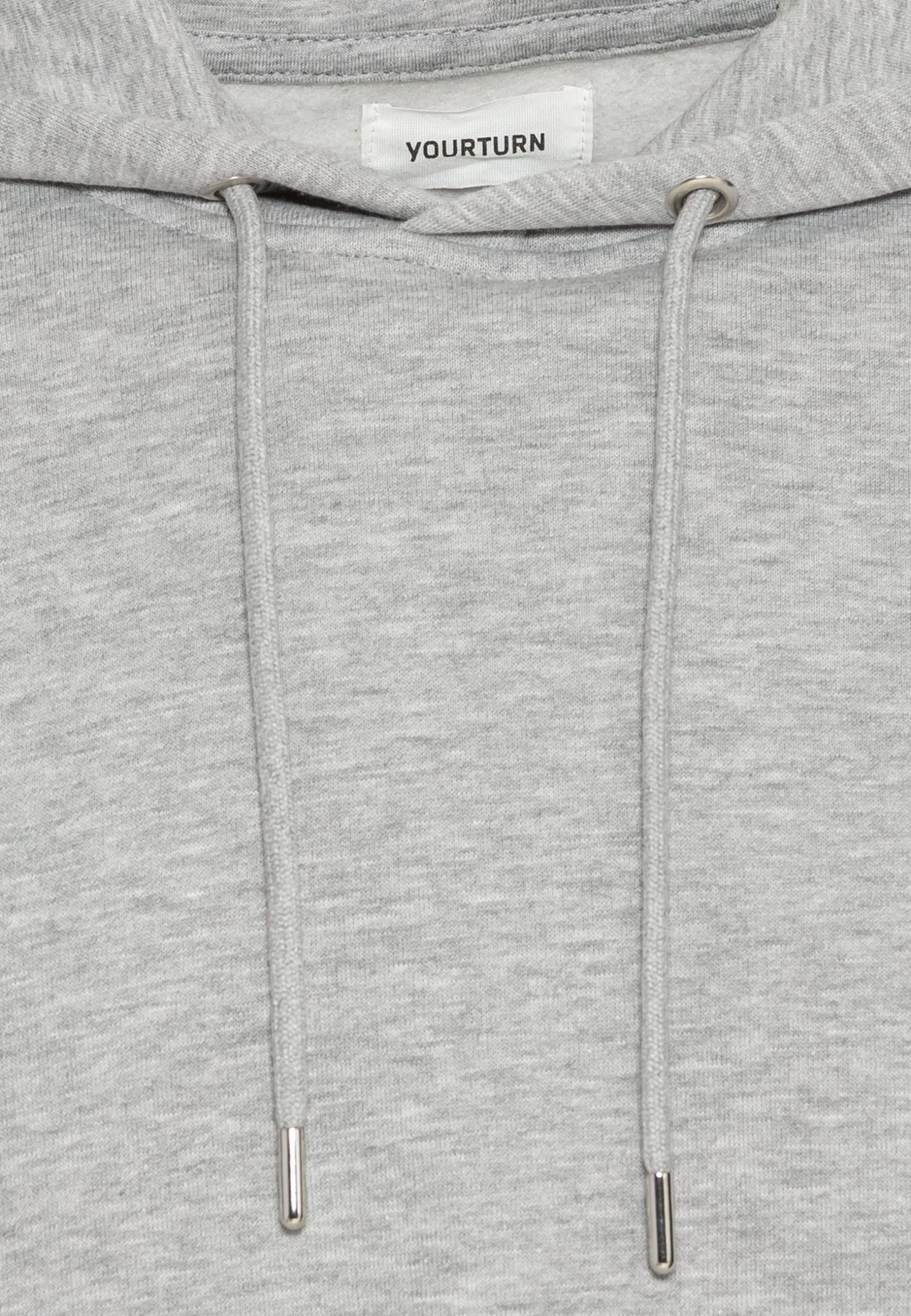 YOURTURN Unisex - Hoodie - Mottled Grey 5 YOURTURN Unisex - Hoodie - Mottled Grey - Image 3