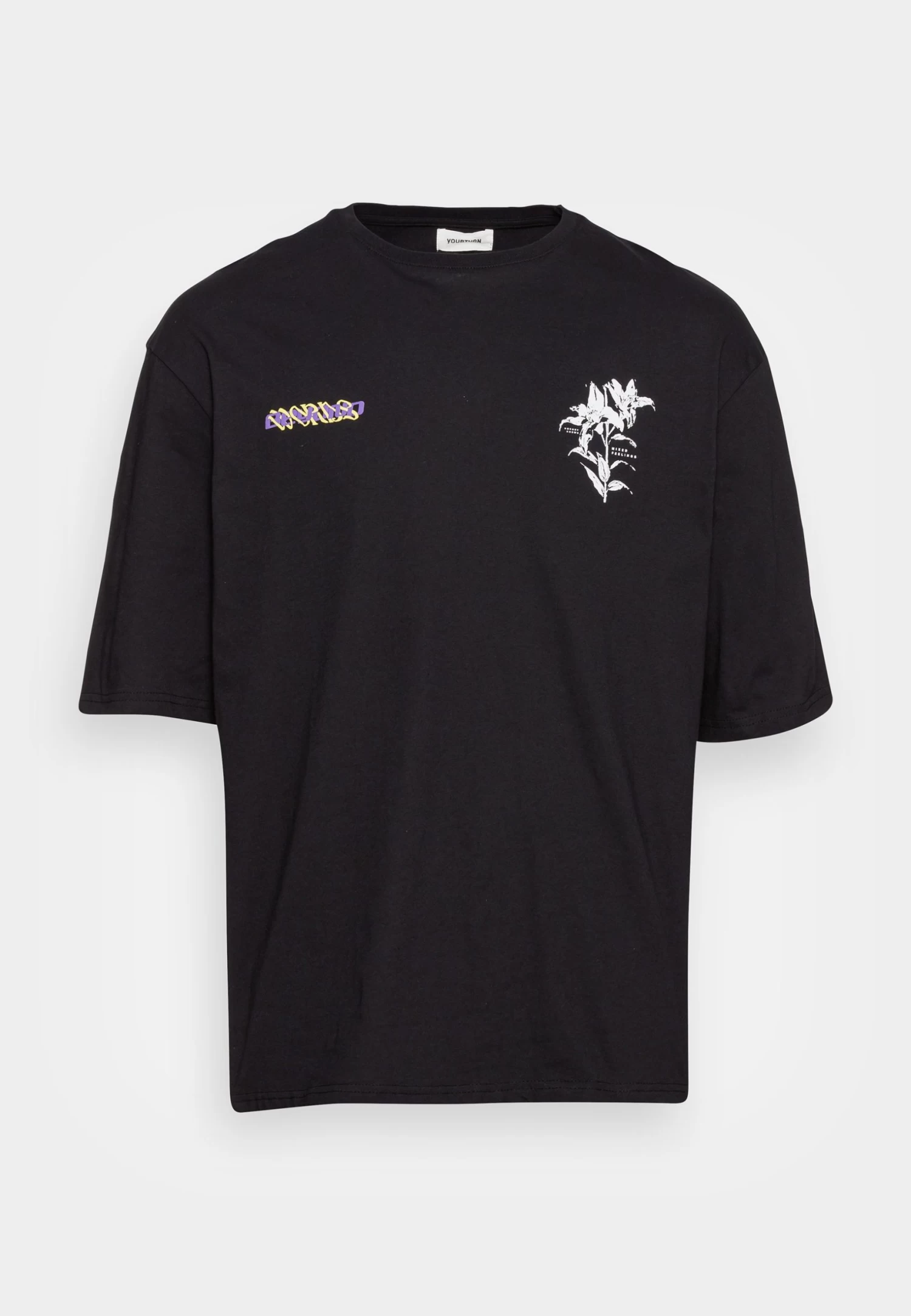 YOURTURN Graphic T-Shirt Beyond Unisex - Print T-Shirt - Black 6 YOURTURN Graphic T-Shirt Beyond Unisex - Print T-Shirt - Black - Image 4