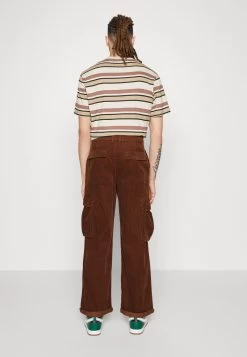 YOURTURN Corduroy Unisex - Cargo Trousers - Dark Brown -Yourturn Online Shop 0e07567522ac467db95b50c007f851df