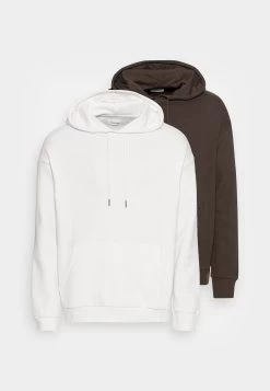 YOURTURN 2 Pack Unisex - Hoodie - Brown/Off White -Yourturn Online Shop 1092ffc1bb8b490883d81c8bd949767a