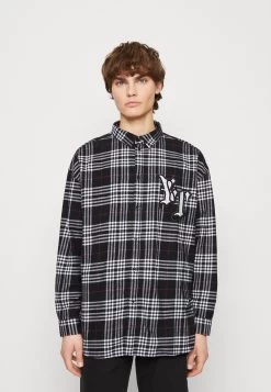 YOURTURN Unisex - Button-Down Blouse - White/Black