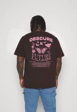 YOURTURN Print T-Shirt - Dark Brown -Yourturn Online Shop 13116ad3a1c34e15a12a2ff09004abbc