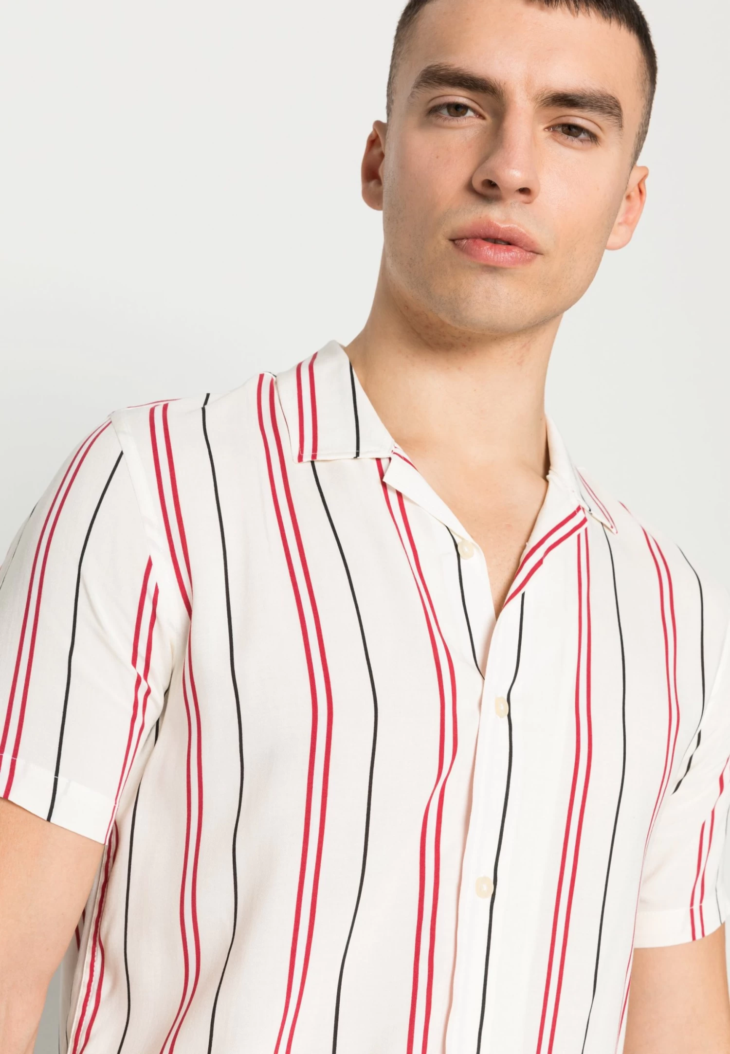 YOURTURN Unisex - Button-Down Blouse - Pink 7 YOURTURN Unisex - Button-Down Blouse - Pink - Image 5