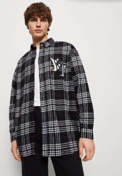 YOURTURN Unisex - Button-Down Blouse - White/Black 11 YOURTURN Unisex - Button-Down Blouse - White/Black -Yourturn Online Shop 18e30a9a4fba4a42af17453c1dc89feb