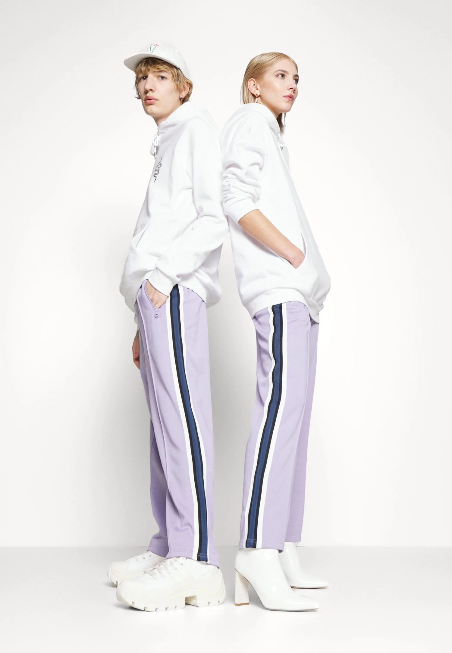 YOURTURN Unisex - Tracksuit Bottoms - Lilac 6 YOURTURN Unisex - Tracksuit Bottoms - Lilac - Image 4