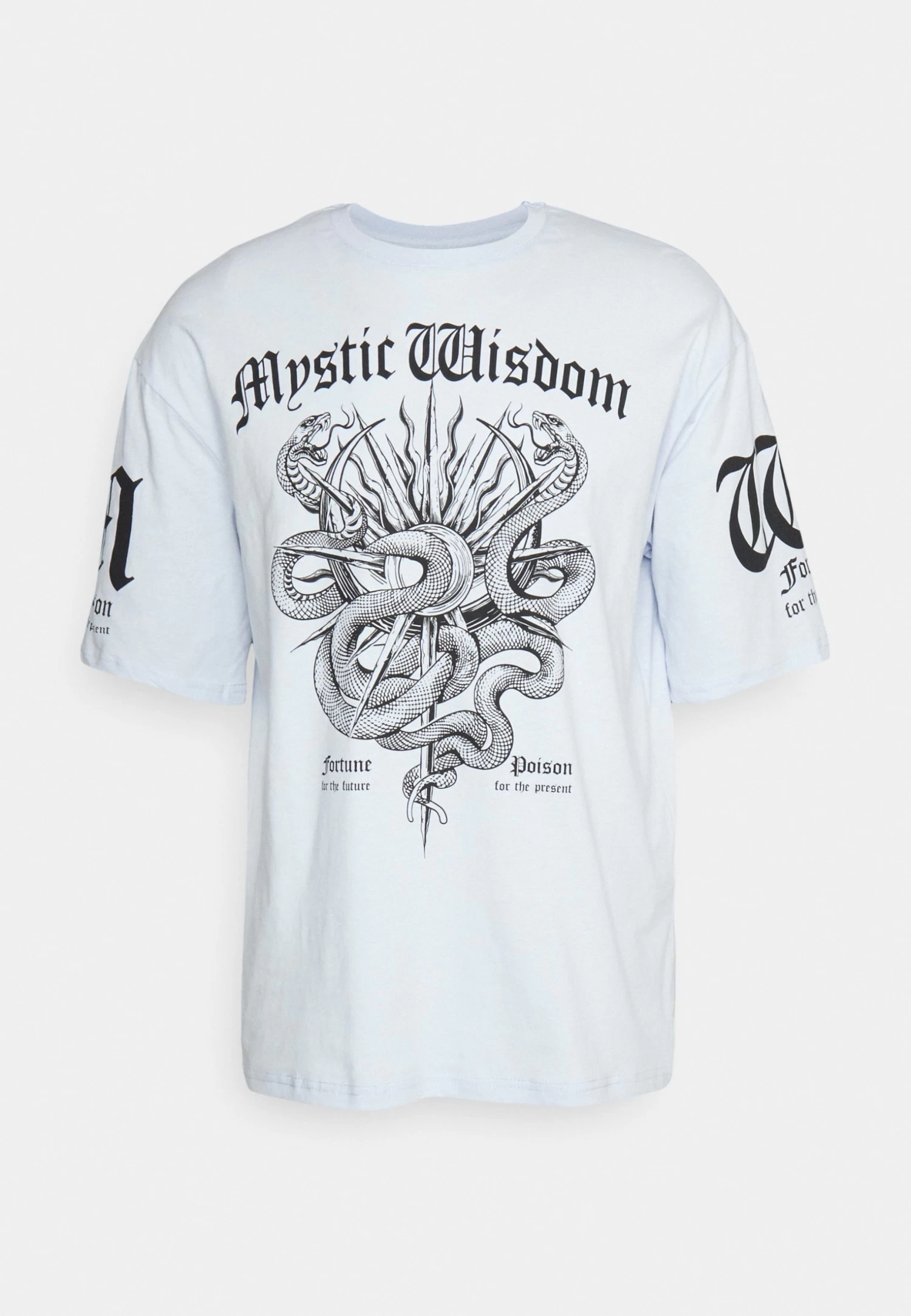 YOURTURN Unisex - Print T-Shirt - Blue 6 YOURTURN Unisex - Print T-Shirt - Blue - Image 4