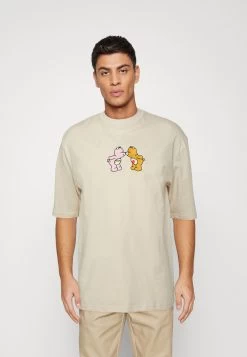 YOURTURN Unisex - Print T-Shirt - Beige