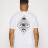 YOURTURN Eye Moon Tee Unisex - Print T-Shirt - White -Yourturn Online Shop 2718f239420f451aa801a3adf152f3e3