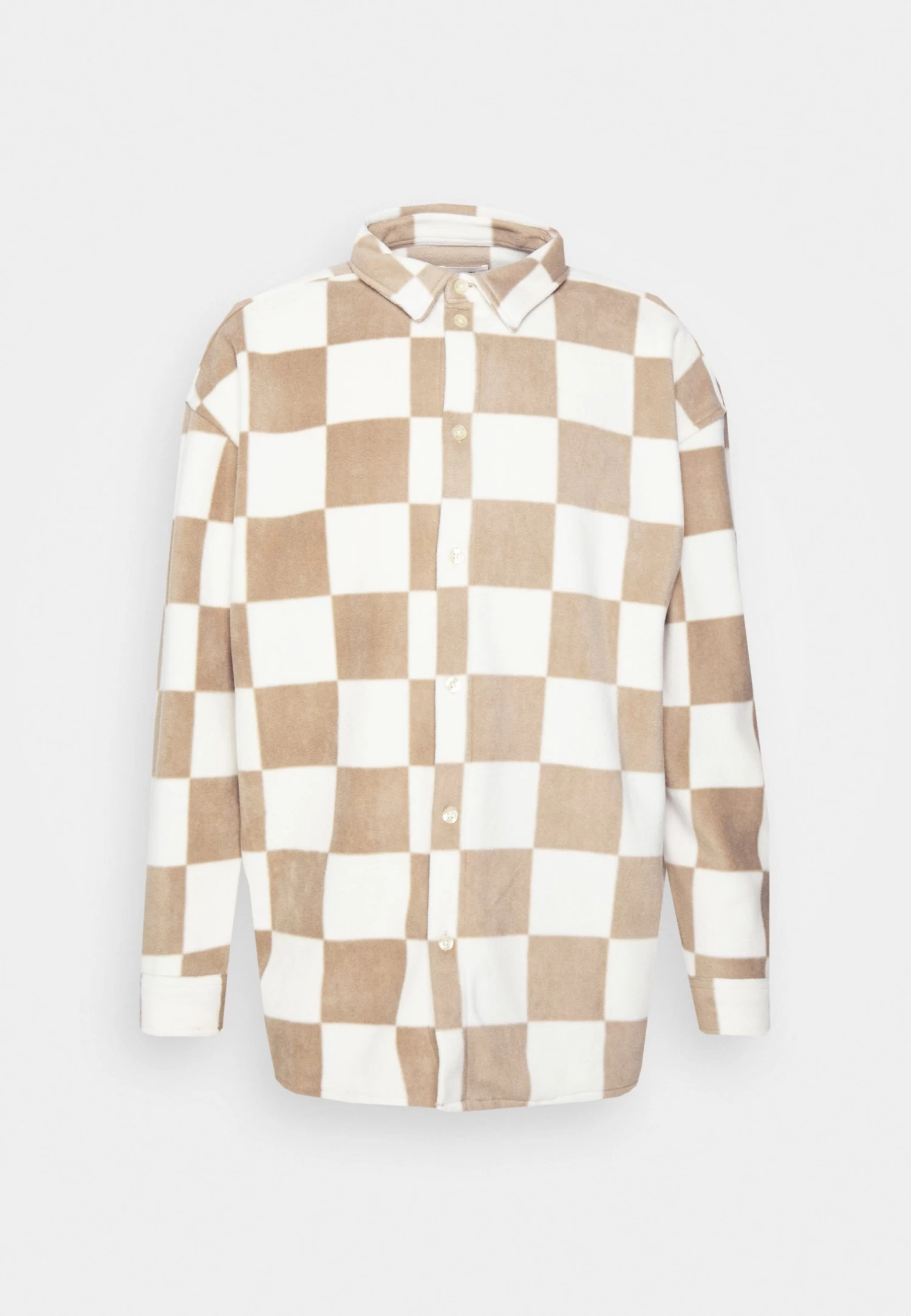 YOURTURN Unisex - Button-Down Blouse - Beige 7 YOURTURN Unisex - Button-Down Blouse - Beige - Image 5