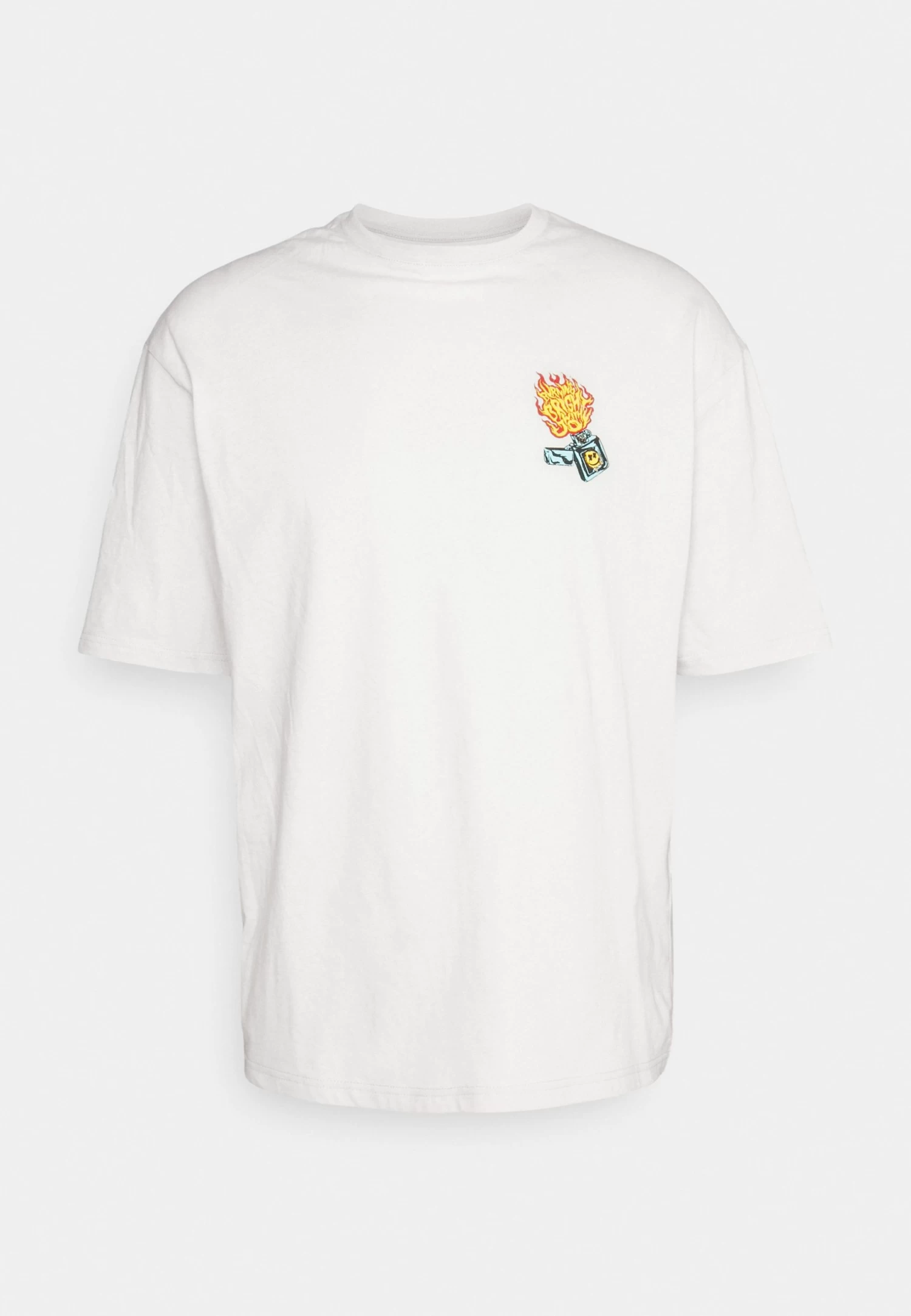 YOURTURN Unisex - Print T-Shirt - Grey 7 YOURTURN Unisex - Print T-Shirt - Grey - Image 5