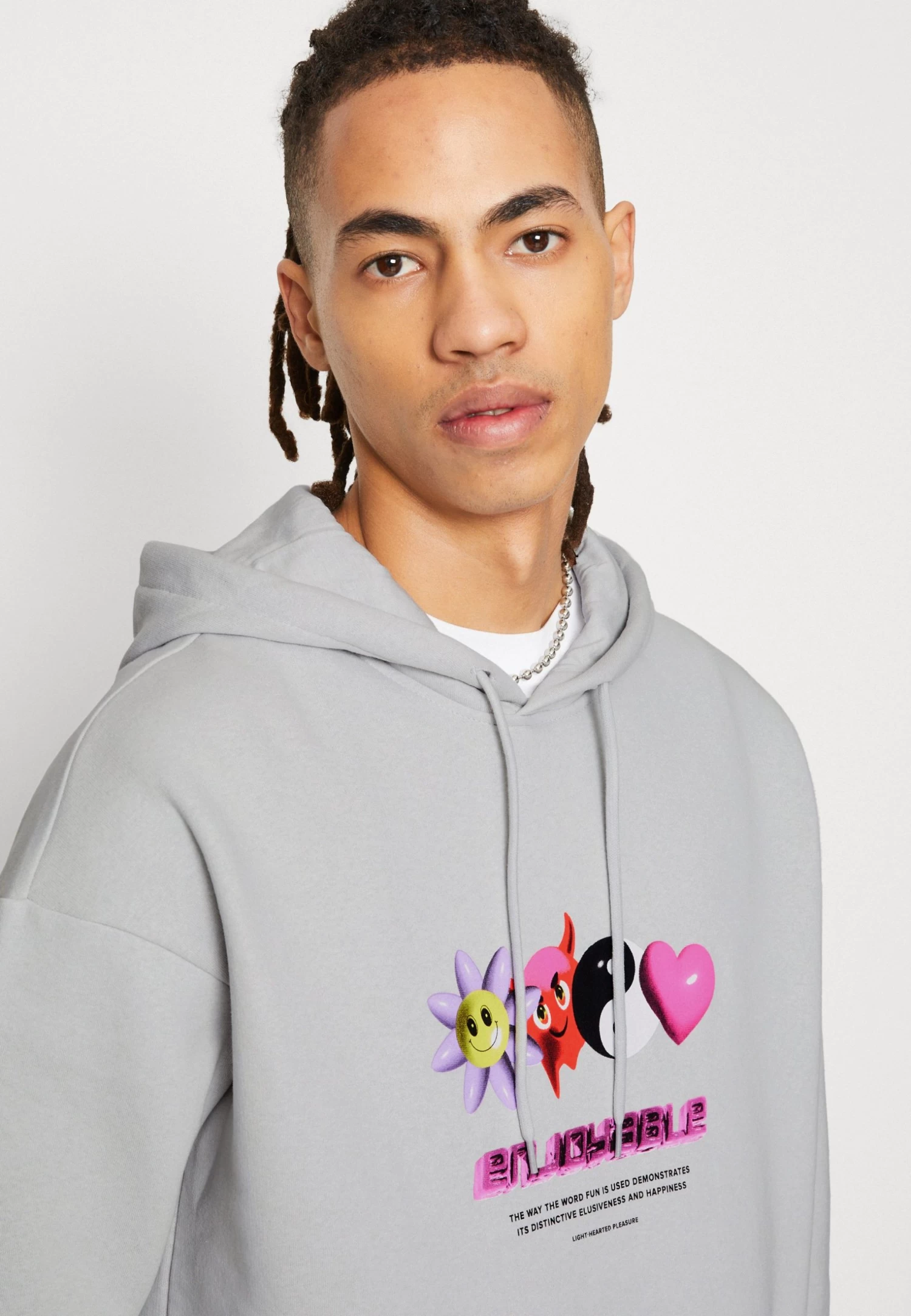 YOURTURN Unisex - Hoodie - Grey 6 YOURTURN Unisex - Hoodie - Grey - Image 4