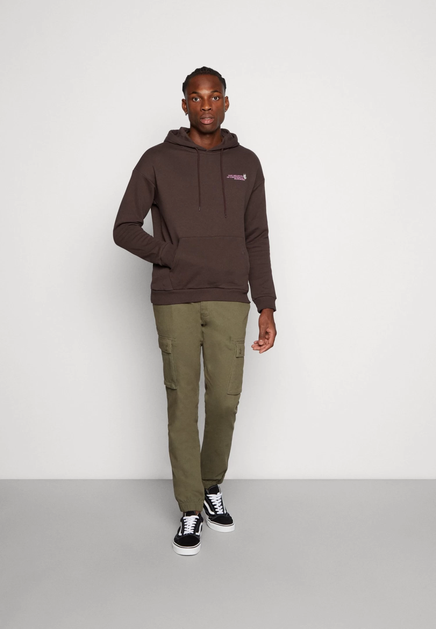 YOURTURN Hoodie- Sweatshirt - Brown 4 YOURTURN Hoodie- Sweatshirt - Brown - Image 2