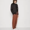 YOURTURN Unisex 2 Pack- Tracksuit Bottoms - Brown/Off-White