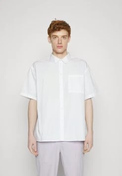 YOURTURN Plain Boxi Fit Unisex - Shirt -White