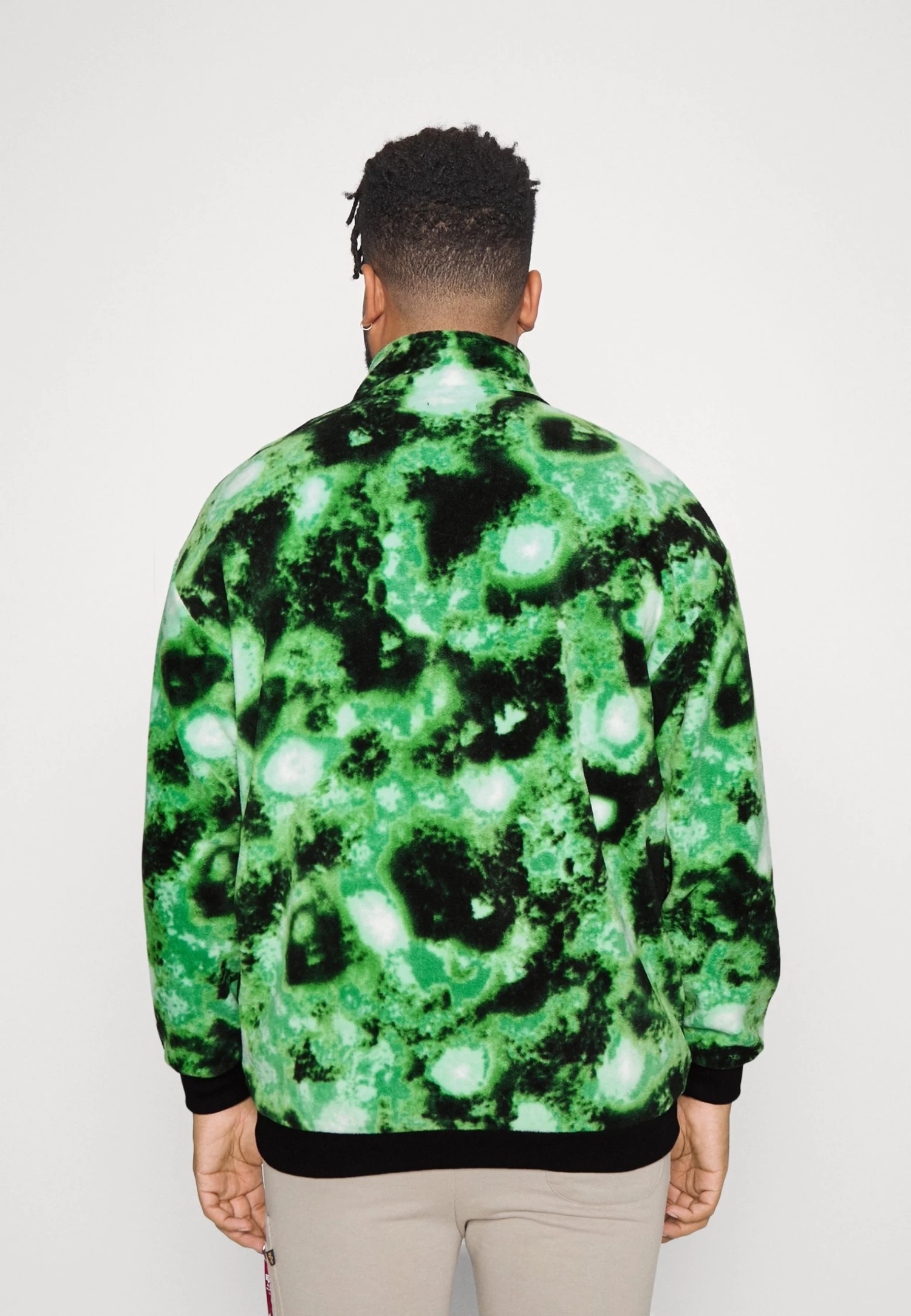 YOURTURN Fleece Jacket - Green 5 YOURTURN Fleece Jacket - Green - Image 3