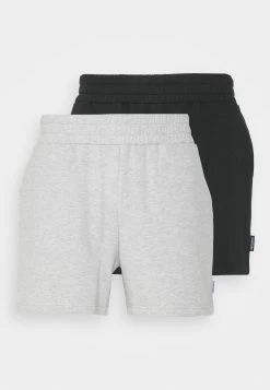 YOURTURN 2 Pack Unisex - Shorts - Black/Grey