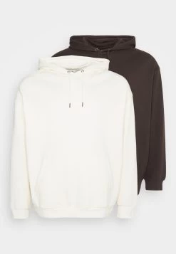 YOURTURN 2 Pack Unisex - Hoodie -Brown/Off-White -Yourturn Online Shop 4fc56a2d85334963ba991ae432107540