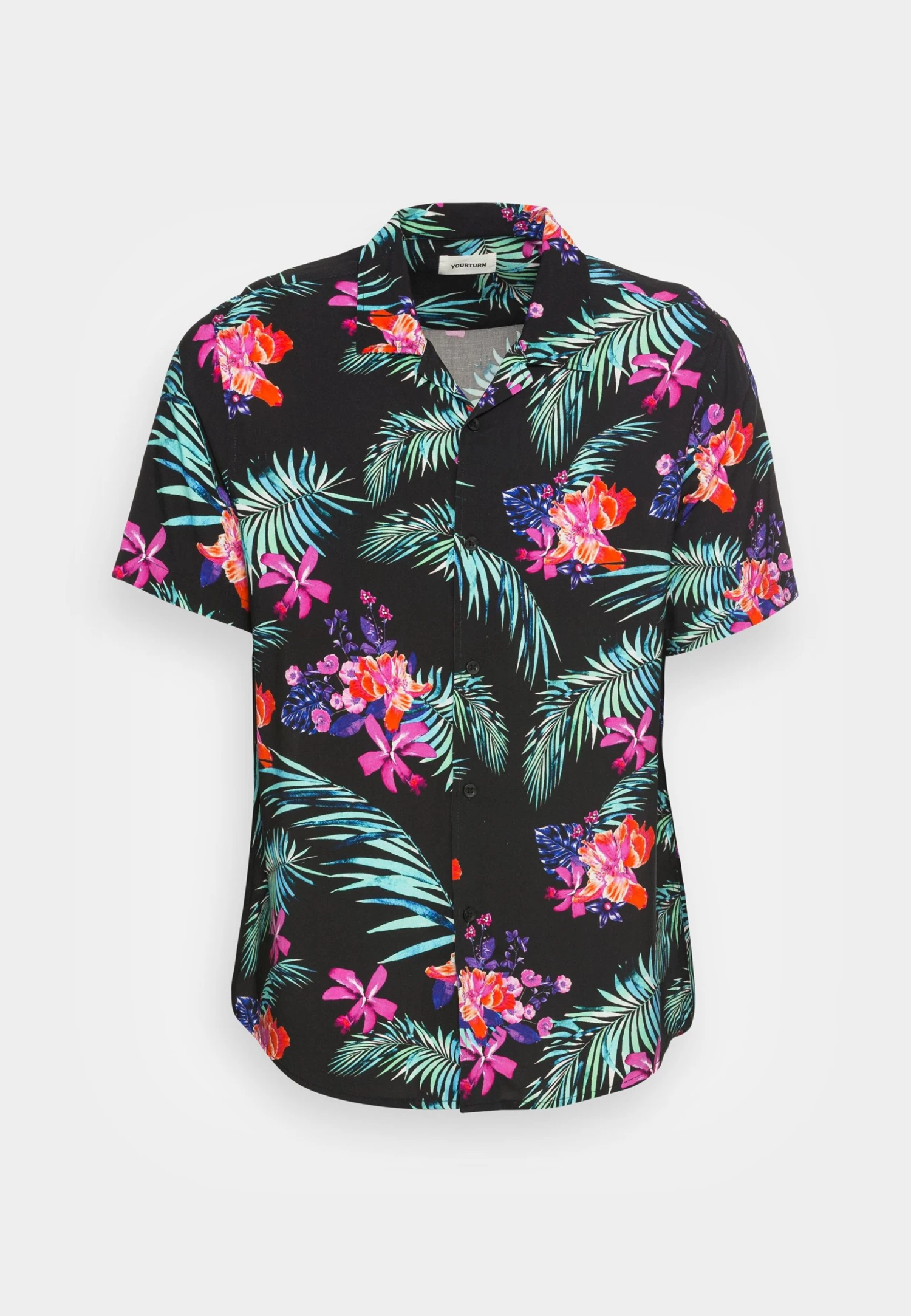 YOURTURN Unisex - Button-Down Blouse - Black 5 YOURTURN Unisex - Button-Down Blouse - Black - Image 4