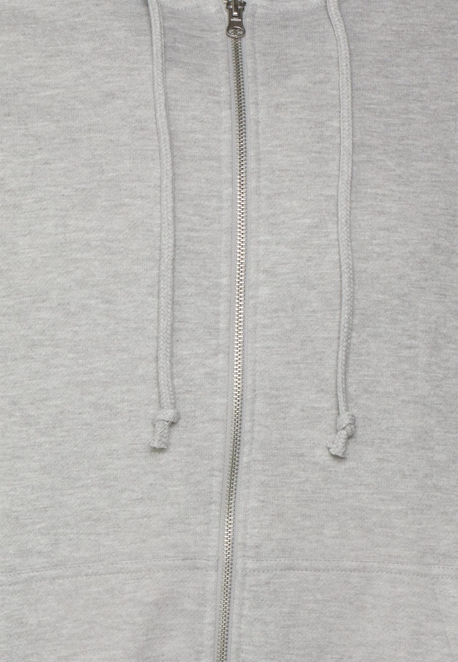 YOURTURN Relaxed Fit Unisex - Zip-Up Sweatshirt - Mottled Light Grey 5 YOURTURN Relaxed Fit Unisex - Zip-Up Sweatshirt - Mottled Light Grey - Image 3