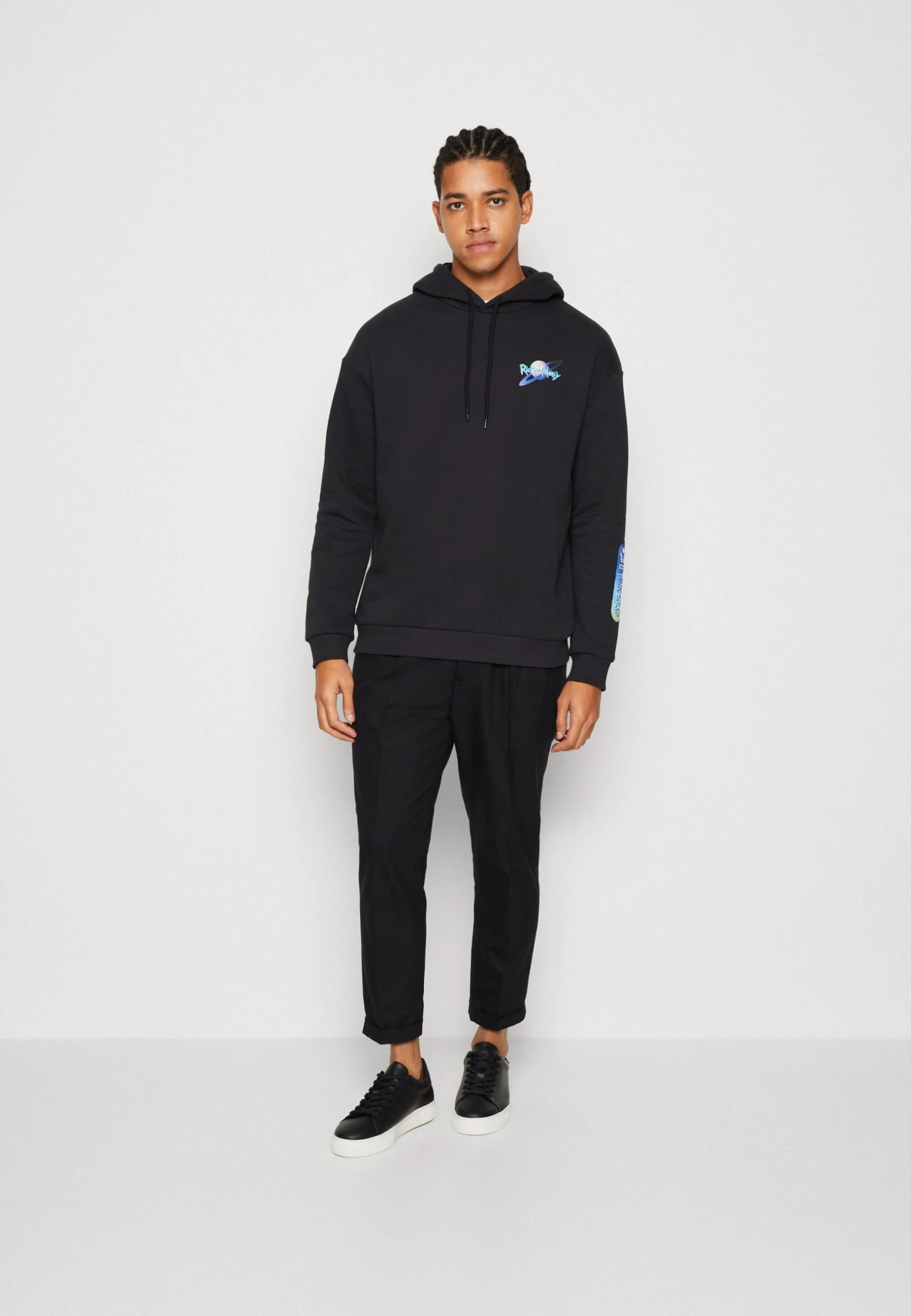 YOURTURN Rick And Morty Unisex - Hoodie - Black 4 YOURTURN Rick And Morty Unisex - Hoodie - Black - Image 2