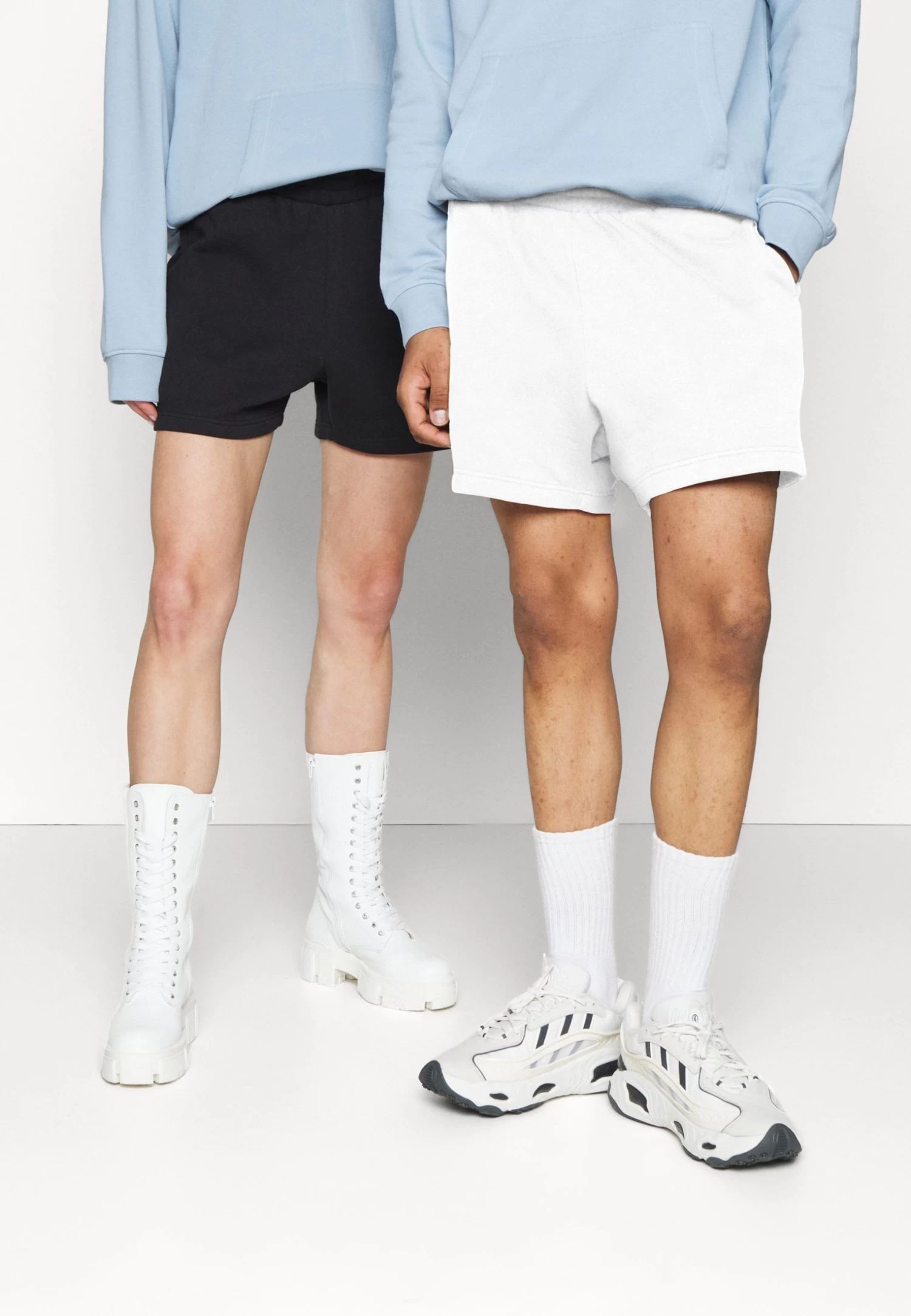 YOURTURN 2 Pack Unisex - Shorts - Black/White 4 YOURTURN 2 Pack Unisex - Shorts - Black/White - Image 2