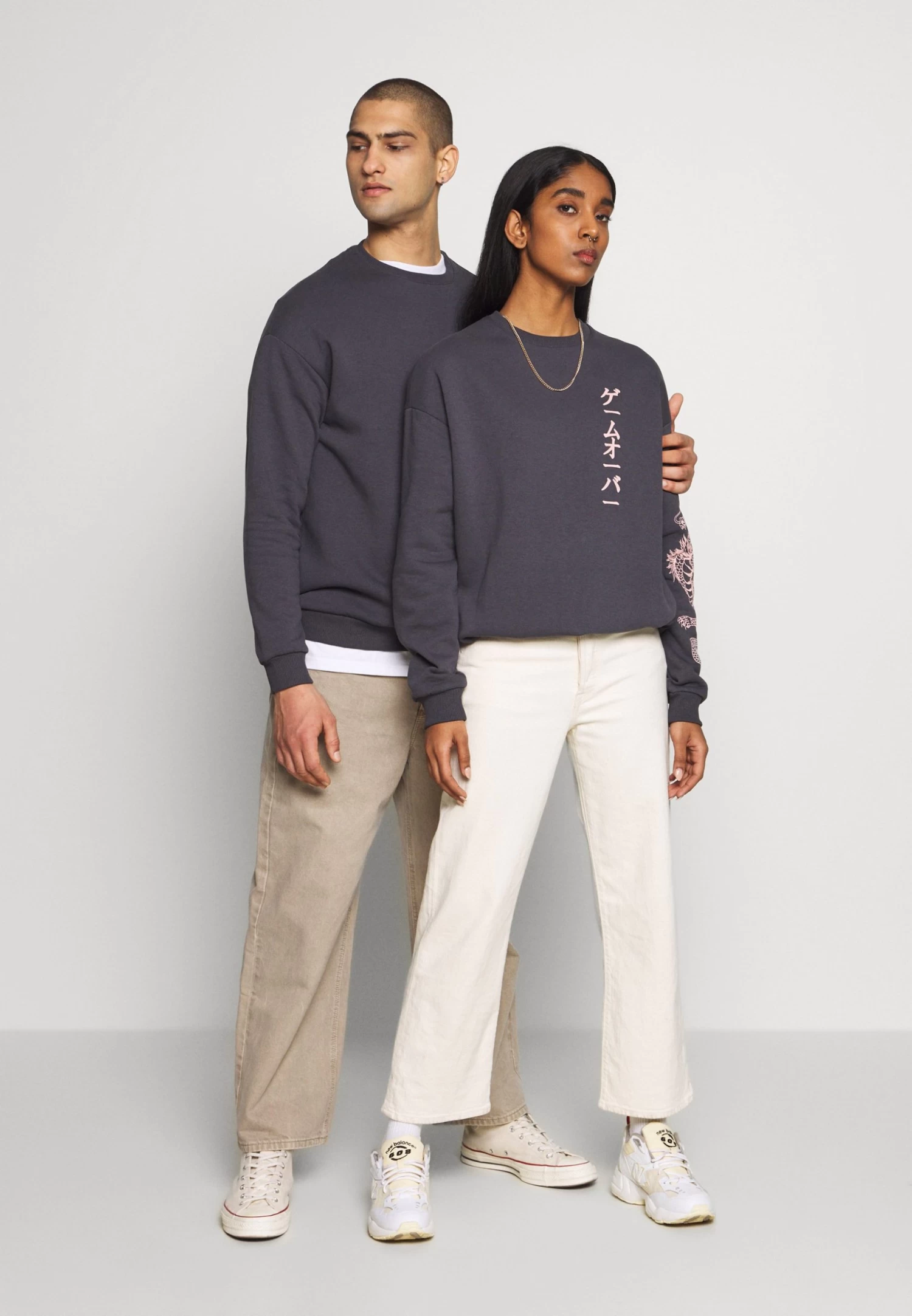 YOURTURN Sweatshirt - Dark Gray 4 YOURTURN Sweatshirt - Dark Gray - Image 2