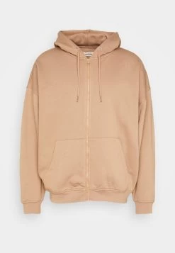 YOURTURN Unisex - Zip-Up Sweatshirt - Tan -Yourturn Online Shop 7834f8aef5ff444982e9c217aff73895