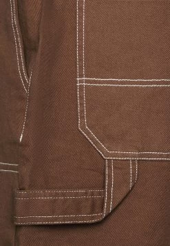 YOURTURN Unisex - Denim Shorts - Brown -Yourturn Online Shop 819d62e120574642876fa4291d407b39