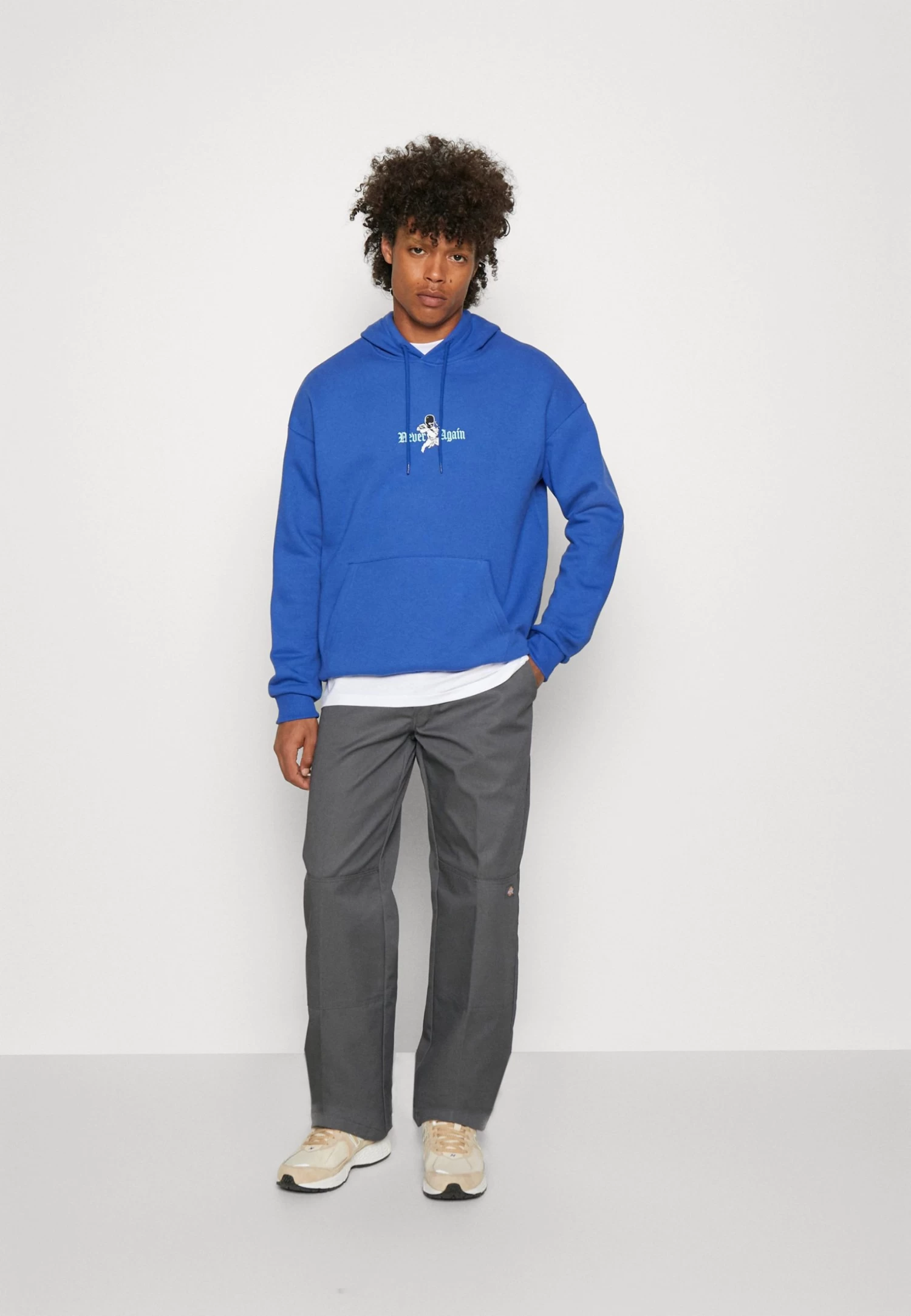 YOURTURN Never Again Hoodie Unisex - Hoodie - Dark Blue 4 YOURTURN Never Again Hoodie Unisex - Hoodie - Dark Blue - Image 2