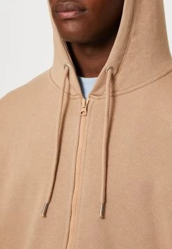 YOURTURN Unisex - Zip-Up Sweatshirt - Tan -Yourturn Online Shop 9f73b6d20efb465885ec91c0391af568
