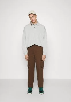 YOURTURN Unisex - Cargo Trousers - Brown -Yourturn Online Shop a311167735ae43f7906c6f4d8767ff46