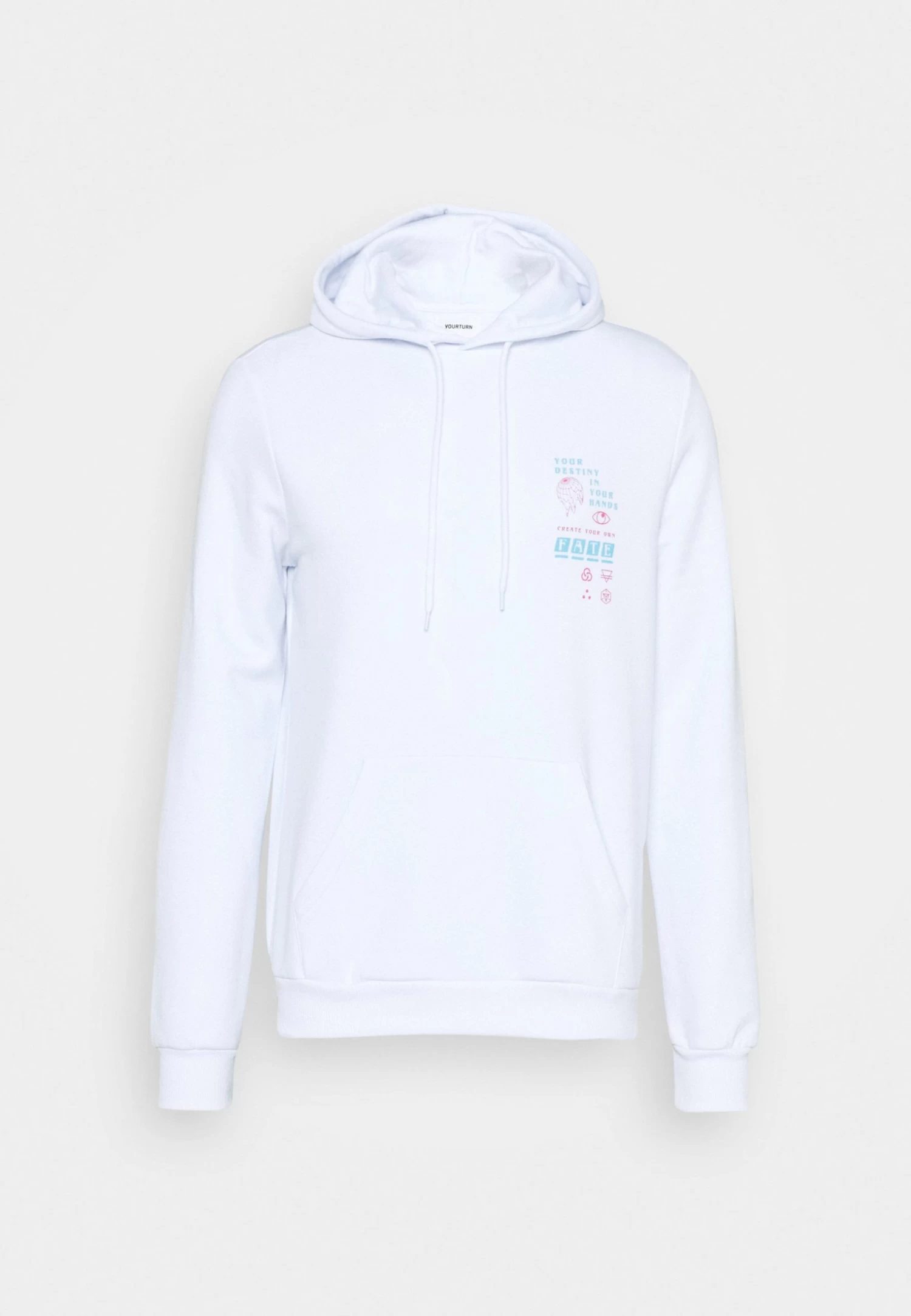 YOURTURN Unisex - Hoodie - White 8 YOURTURN Unisex - Hoodie - White - Image 6