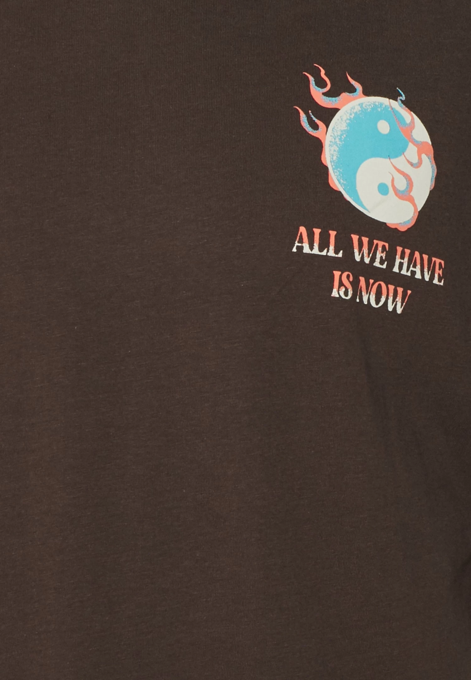 YOURTURN Graphic Tee Unisex - Print T-Shirt - Brown 5 YOURTURN Graphic Tee Unisex - Print T-Shirt - Brown - Image 3