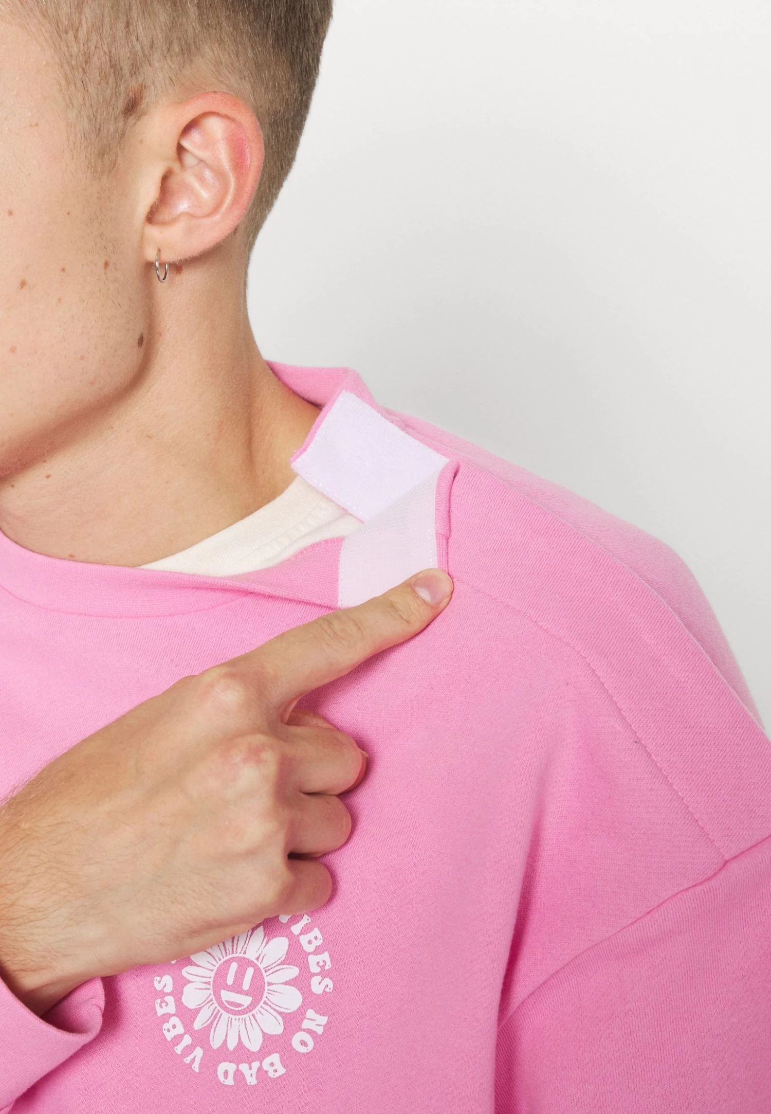 YOURTURN Unisex - Sweatshirt - Pink 10 YOURTURN Unisex - Sweatshirt - Pink - Image 8