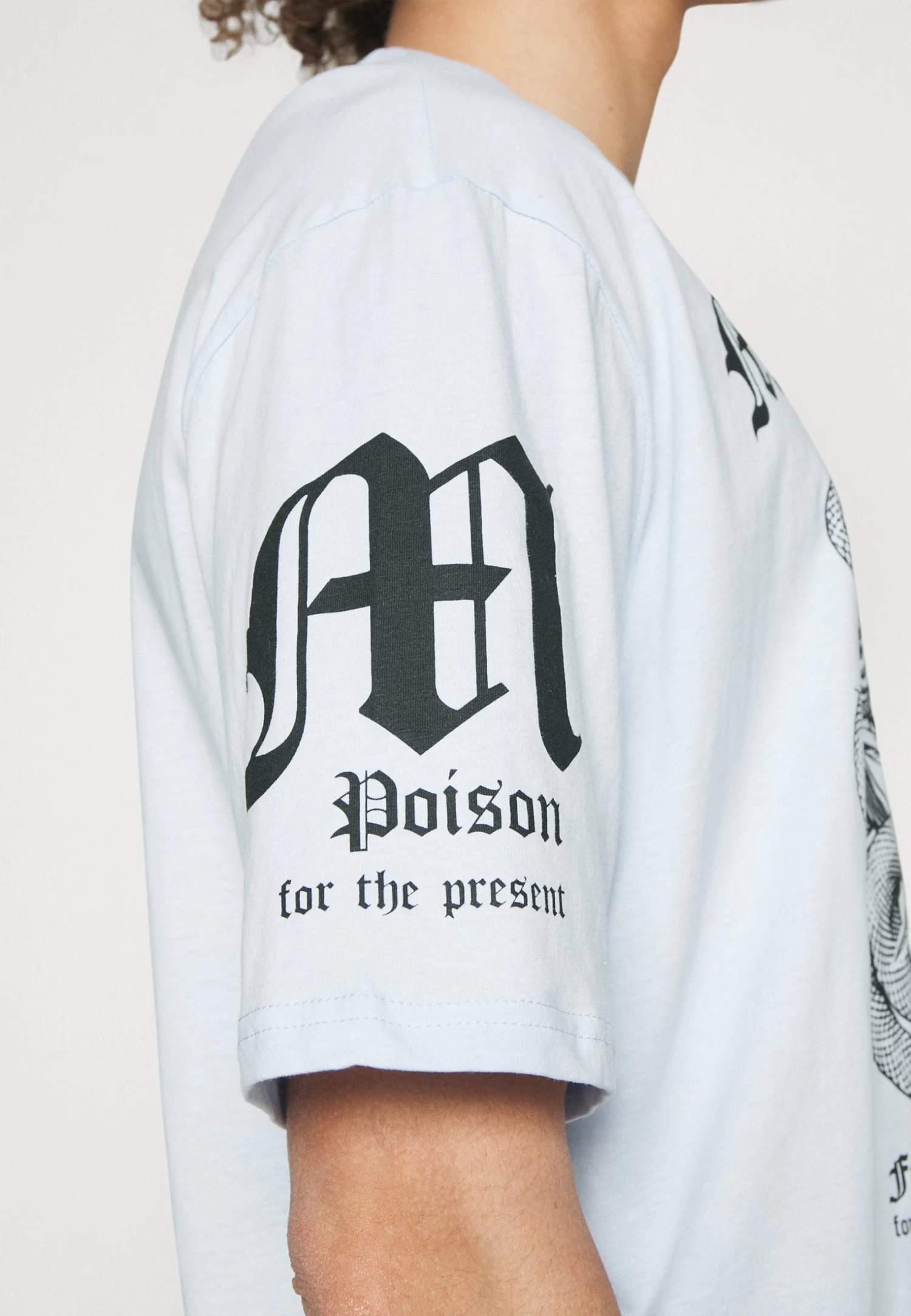 YOURTURN Unisex - Print T-Shirt - Blue 7 YOURTURN Unisex - Print T-Shirt - Blue - Image 5