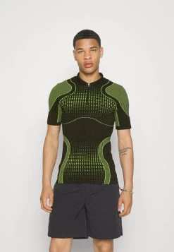 YOURTURN Unisex - Polo Shirt - Black/Green