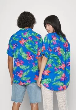 YOURTURN Unisex - Button-Down Blouse - Blue 11 YOURTURN Unisex - Button-Down Blouse - Blue -Yourturn Online Shop b150e4747362471ea46eacdf4b254f92