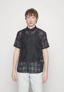 YOURTURN Mesh Shirt - Shirt - Black