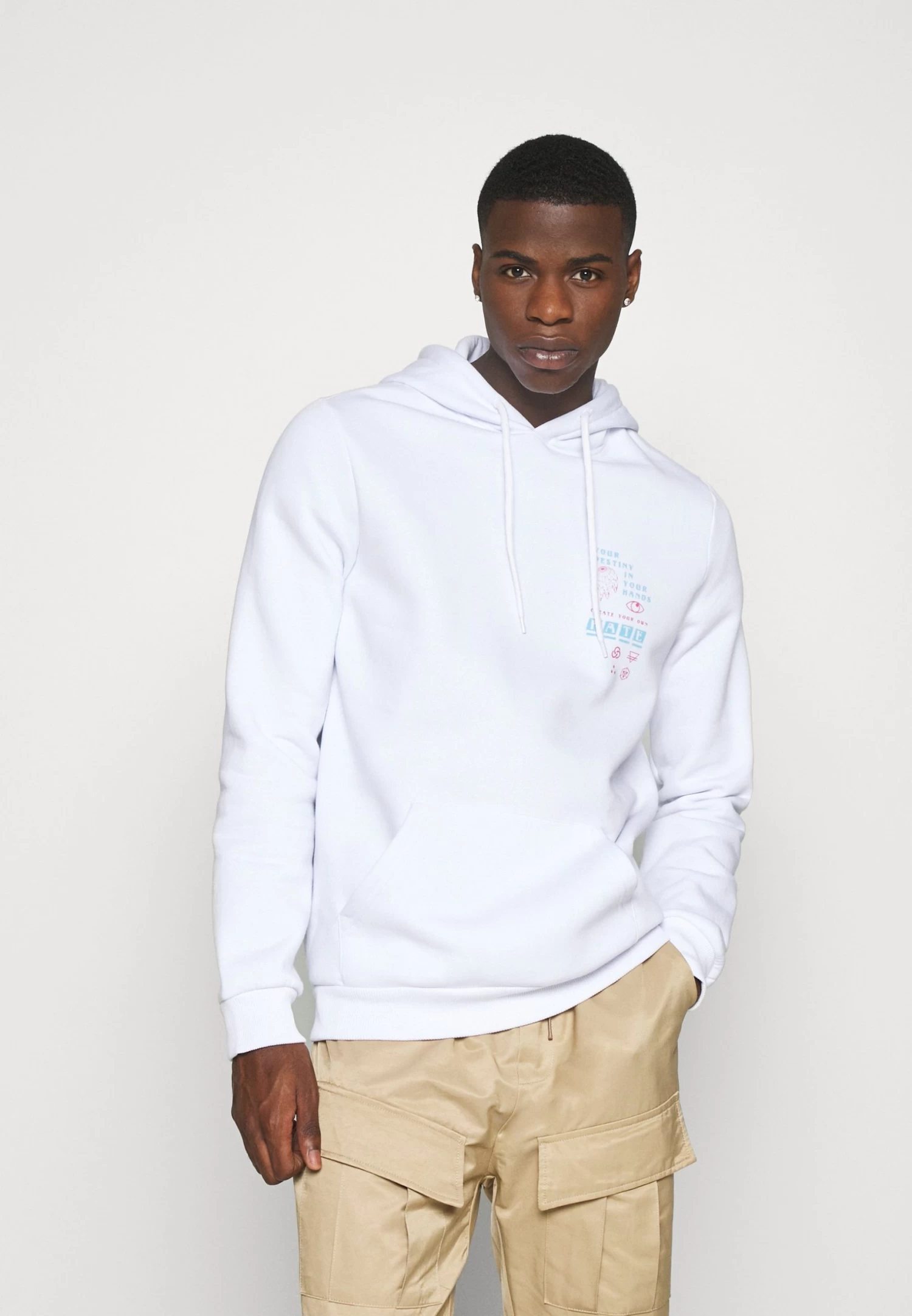 YOURTURN Unisex - Hoodie - White 5 YOURTURN Unisex - Hoodie - White - Image 3