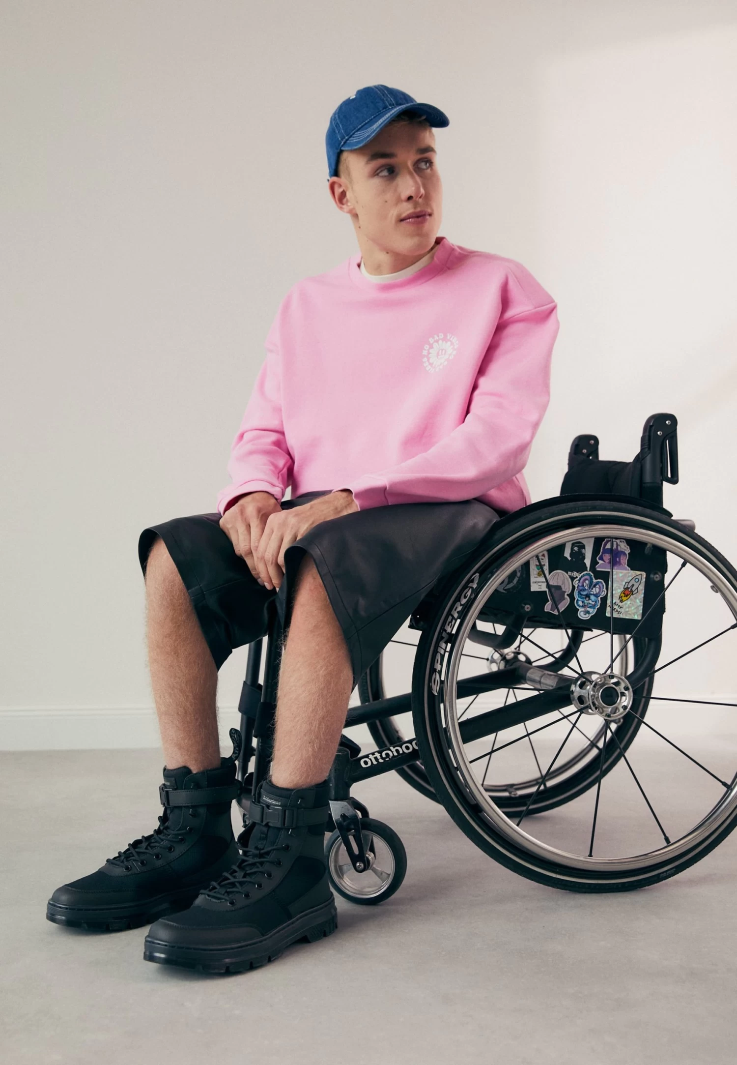 YOURTURN Unisex - Sweatshirt - Pink 4 YOURTURN Unisex - Sweatshirt - Pink - Image 2