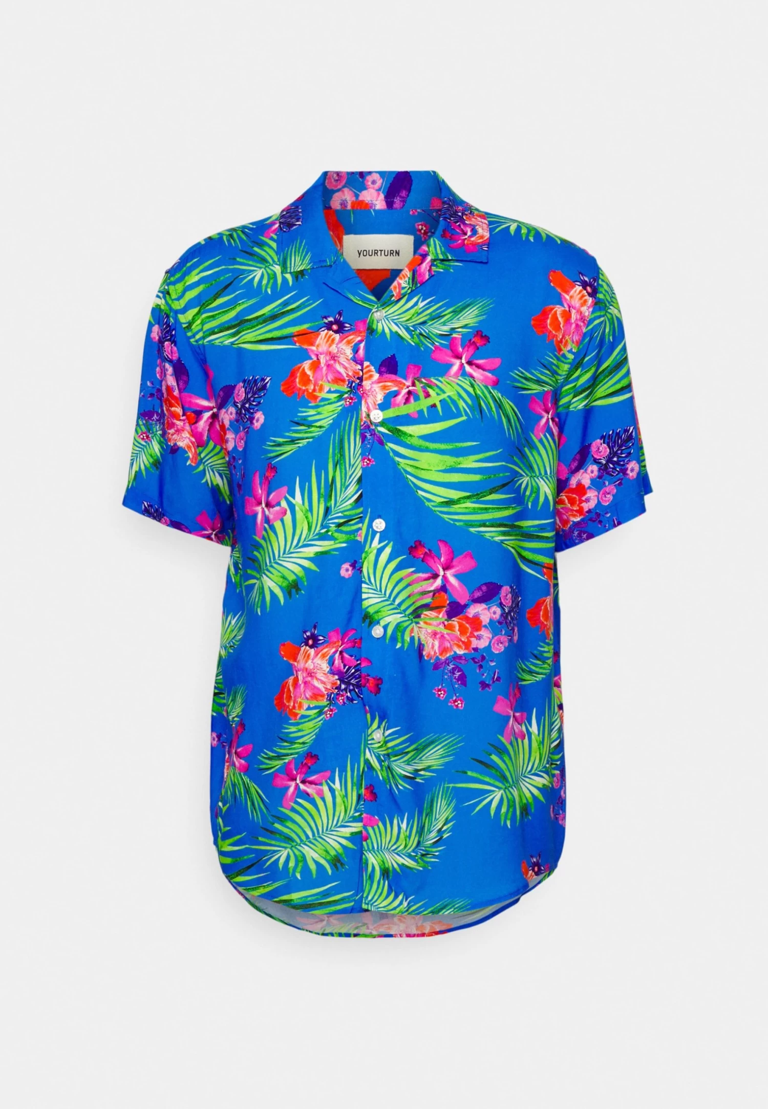 YOURTURN Unisex - Button-Down Blouse - Blue 8 YOURTURN Unisex - Button-Down Blouse - Blue - Image 6