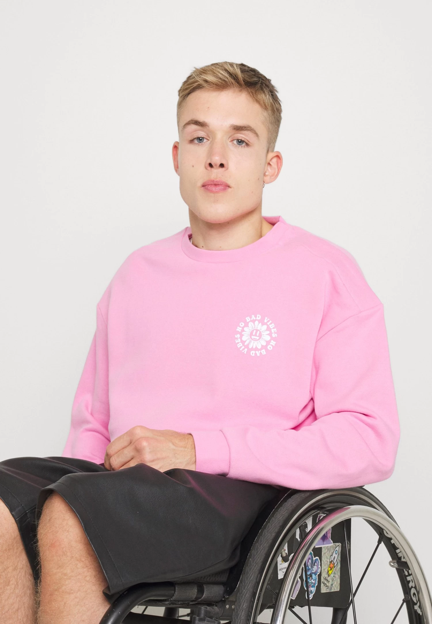 YOURTURN Unisex - Sweatshirt - Pink 5 YOURTURN Unisex - Sweatshirt - Pink - Image 3