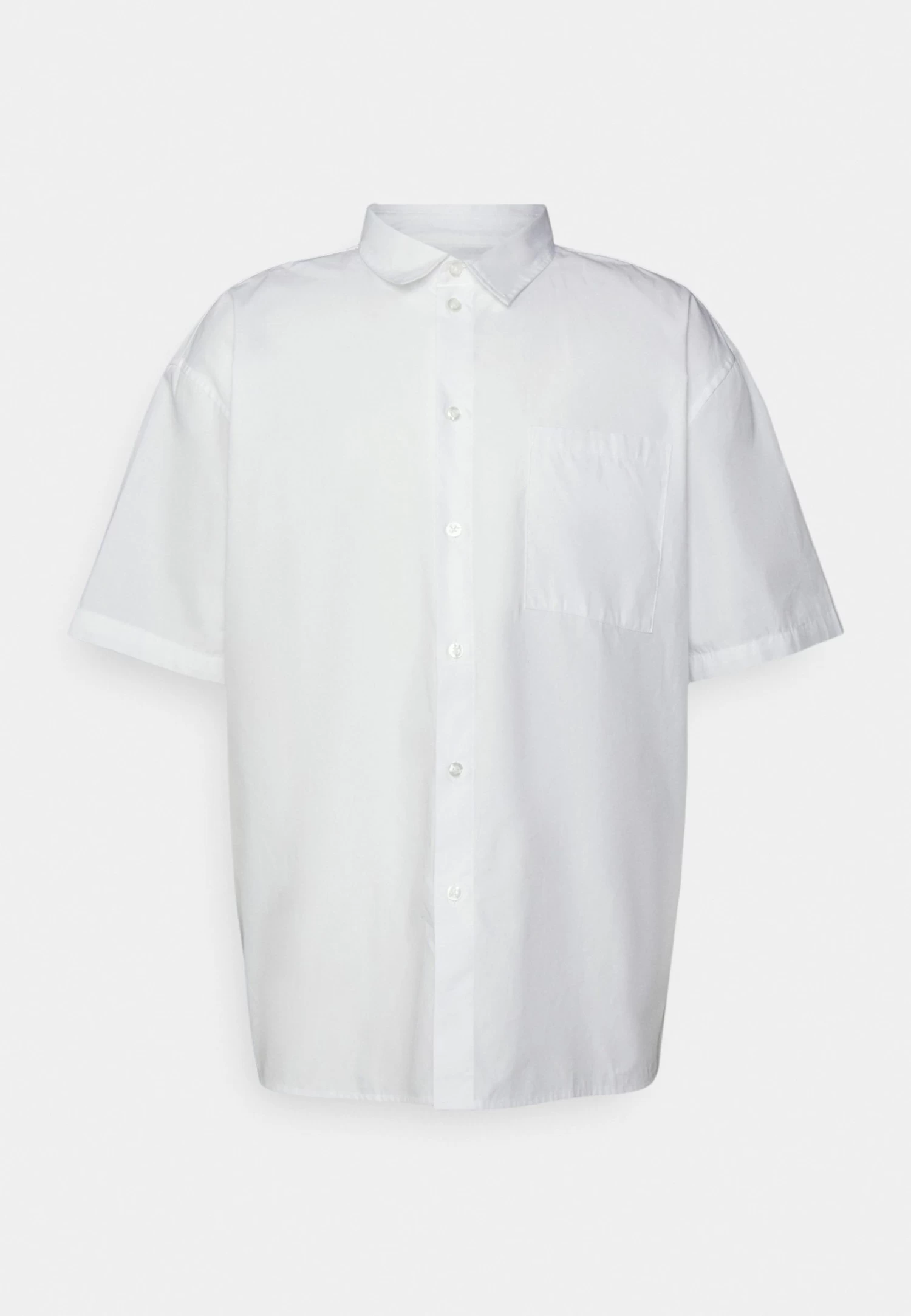 YOURTURN Plain Boxi Fit Unisex - Shirt -White 7 YOURTURN Plain Boxi Fit Unisex - Shirt -White - Image 5