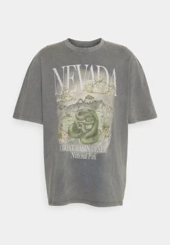 YOURTURN Nevada Wash Graphic Tee Washed - Print T-Shirt - Charcoal 10 YOURTURN Nevada Wash Graphic Tee Washed - Print T-Shirt - Charcoal -Yourturn Online Shop e59d9e6423b9457a9c28d61bafaf9fe9