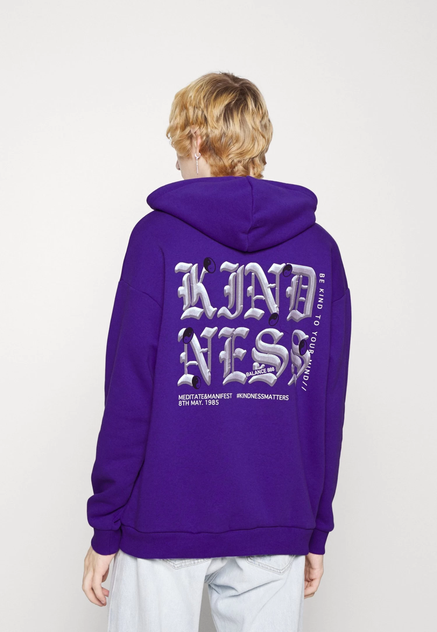 YOURTURN Kindness Hoodie - Sweatshirt - Purple 3 YOURTURN Kindness Hoodie - Sweatshirt - Purple