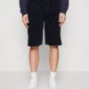 YOURTURN Wide Fit Carpenter Corduroy Unisex - Shorts - Dark Blue -Yourturn Online Shop edc8222945f84a01bcba9aa279855bb8