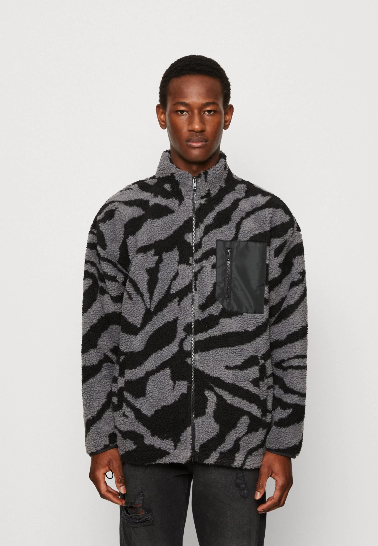 YOURTURN Unisex - Fleece Jacket - Grey 3 YOURTURN Unisex - Fleece Jacket - Grey