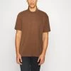 YOURTURN Unisex - Basic T-Shirt - Brown -Yourturn Online Shop f6d7f0c6a44544beafa05cdb09e16cf0