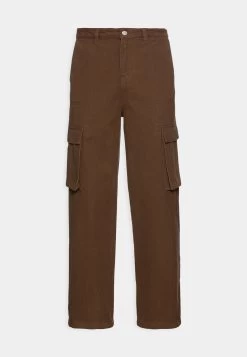 YOURTURN Unisex - Cargo Trousers - Brown -Yourturn Online Shop f7aa819fdad24721affc894fab50e4f9