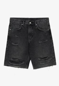 YOURTURN Unisex - Denim Shorts - Black 9 YOURTURN Unisex - Denim Shorts - Black -Yourturn Online Shop f9f50183253b42bfb54d010535653e0b